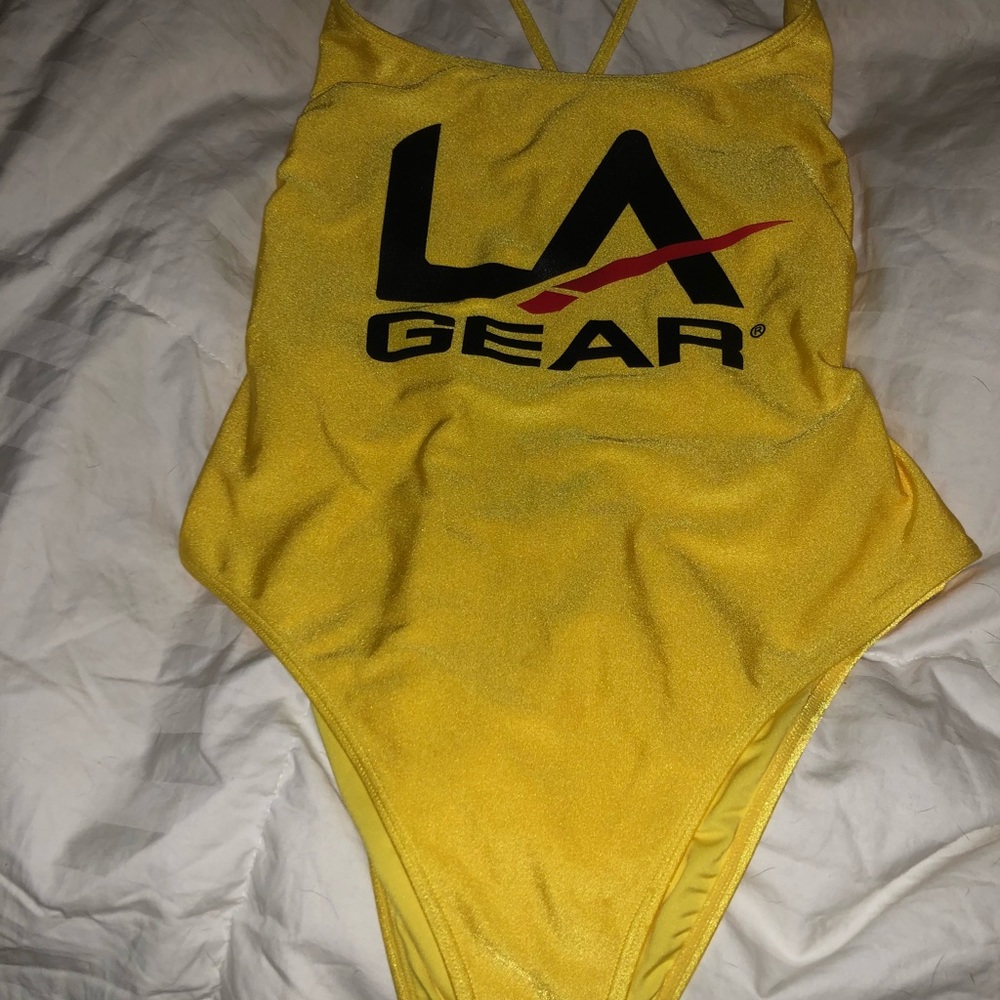 LA Gear one piece bathing suit/ body suit
